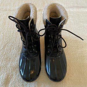 Women's Weatherproof Winter Snow Boots Black - Women's Size 6